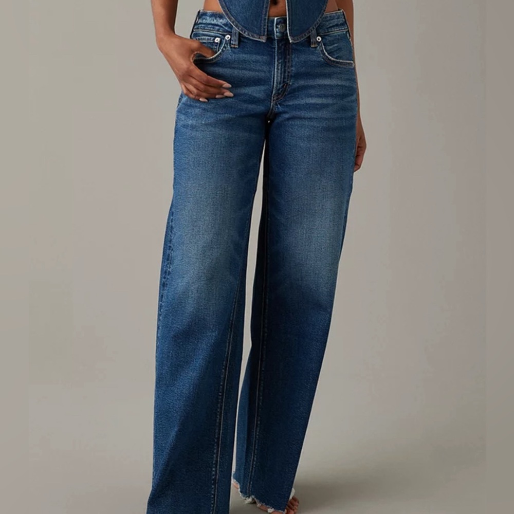Lowrise Wide Leg Jean